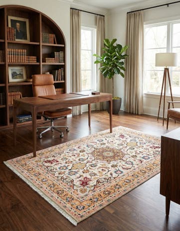 3' 5 x 5' Tabriz Rug