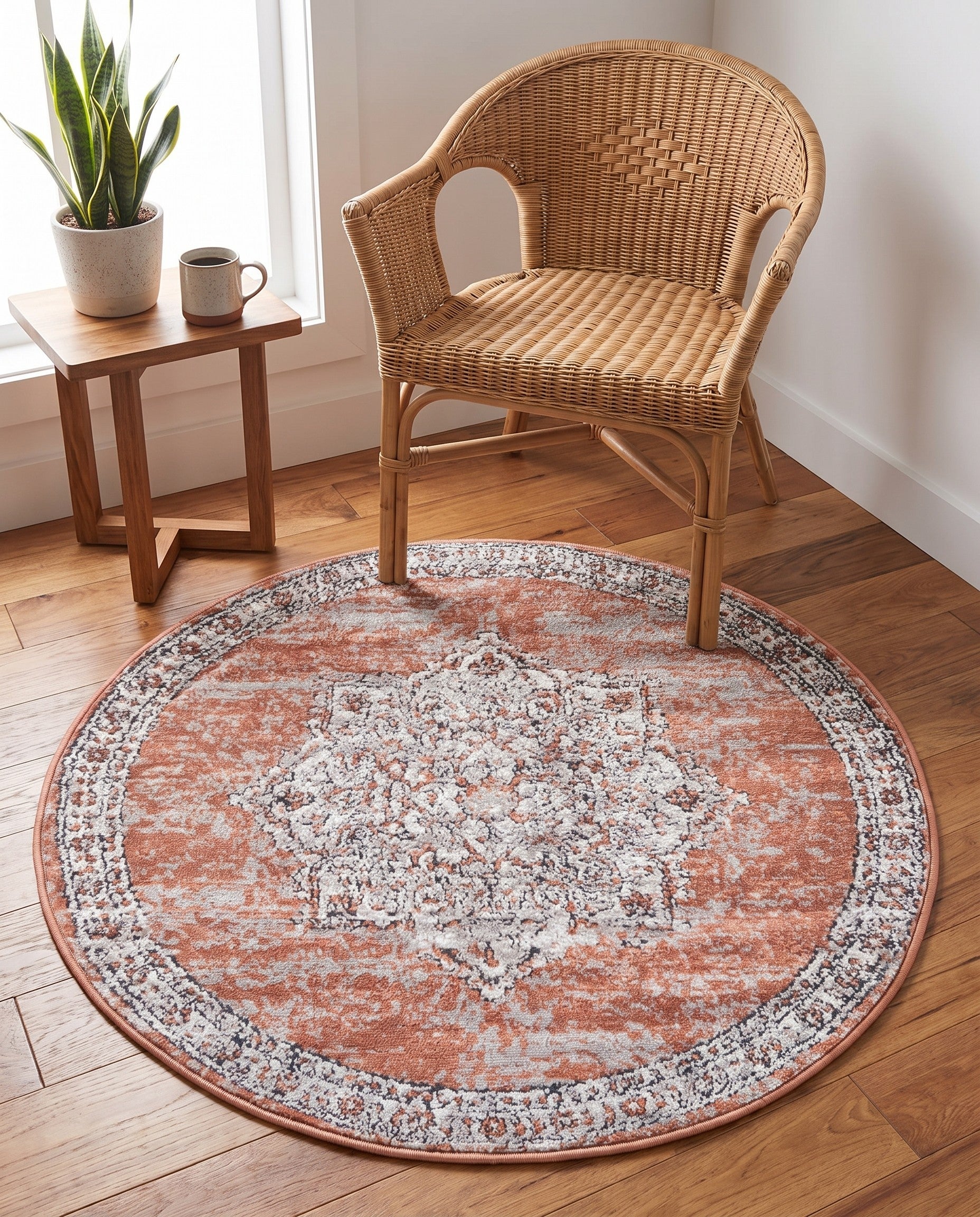 3' 3 x 3' 3 Nyla Round Rug
