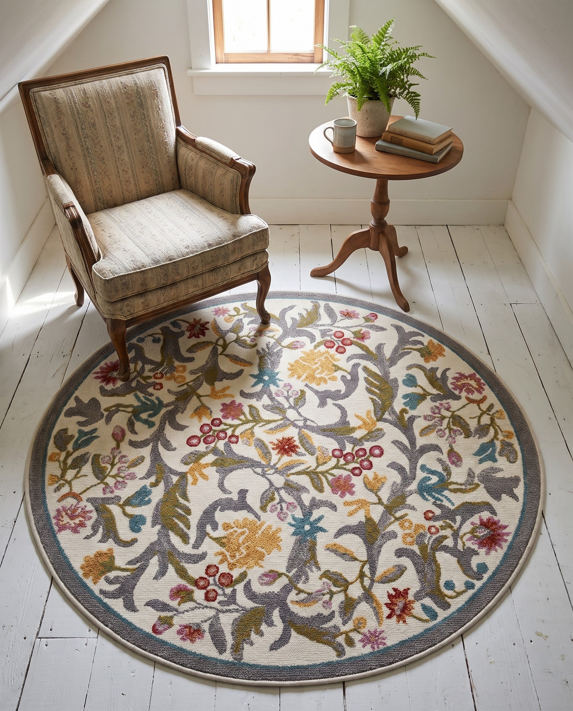 100cm x 100cm Blossom Round Rug