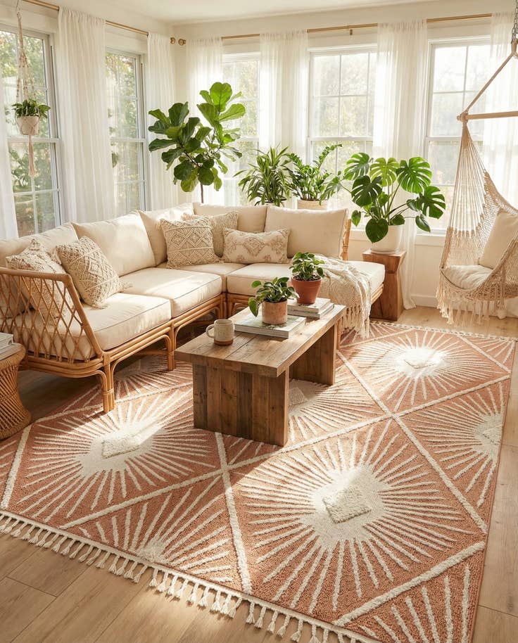 Detail image of 7' 10 x 10' Boho Rug