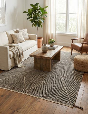 5' 6 x 7' 6 Hand Knotted Moroccan Wool Rug