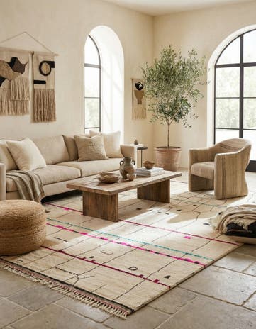 12' x 16' 4 Hand Knotted Moroccan Wool Rug