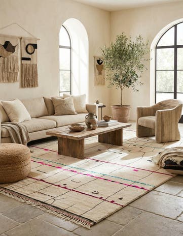 12' x 16' 4 Hand Knotted Moroccan Wool Rug