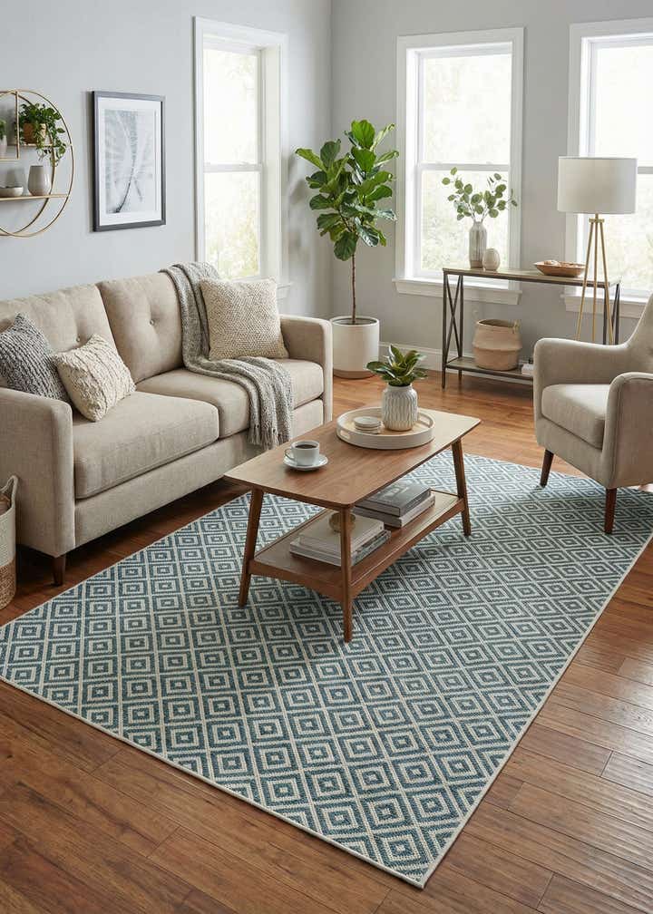 6' x 9' Easy-Clean Jill Zarin Costa Rica Indoor / Outdoor Rug
