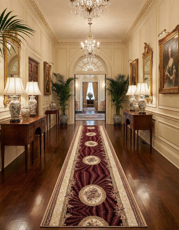 Detail image of  2' 8 x 103' 2 Chateau Rug