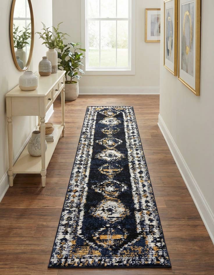 Detail image of 2' 7 x 12' Tagine Runner Rug