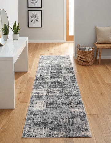 Gray Finsbury Runner Rug