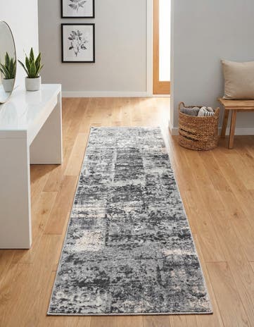 Gray Finsbury Runner Rug