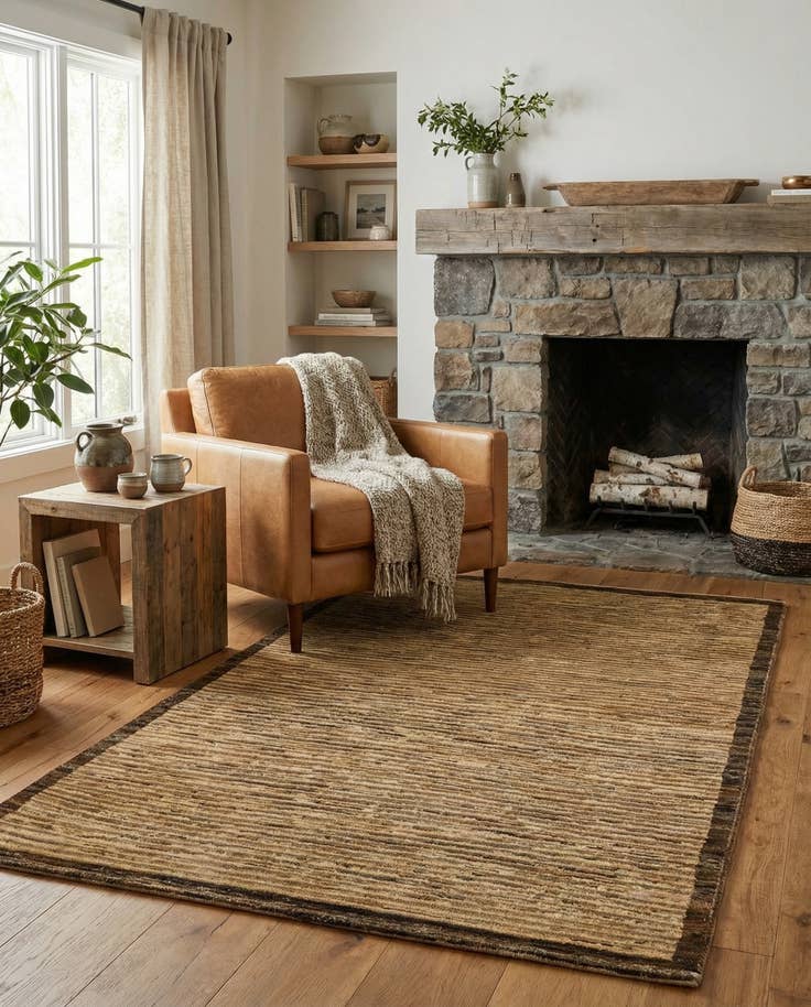 Detail image of 4' x 6' 2 Hand Knotted Kashkuli Gabbeh Oriental Wool Rug