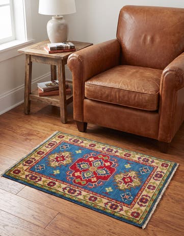 2' 1 x 3' Hand Knotted Kazak Rug