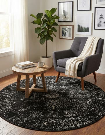4' 1 x 4' 1 Monte Carlo Round Rug