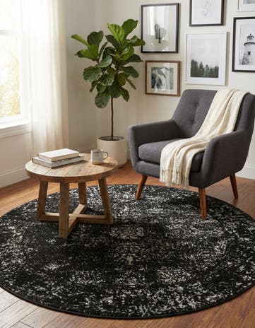 4' 1 x 4' 1 Monte Carlo Round Rug