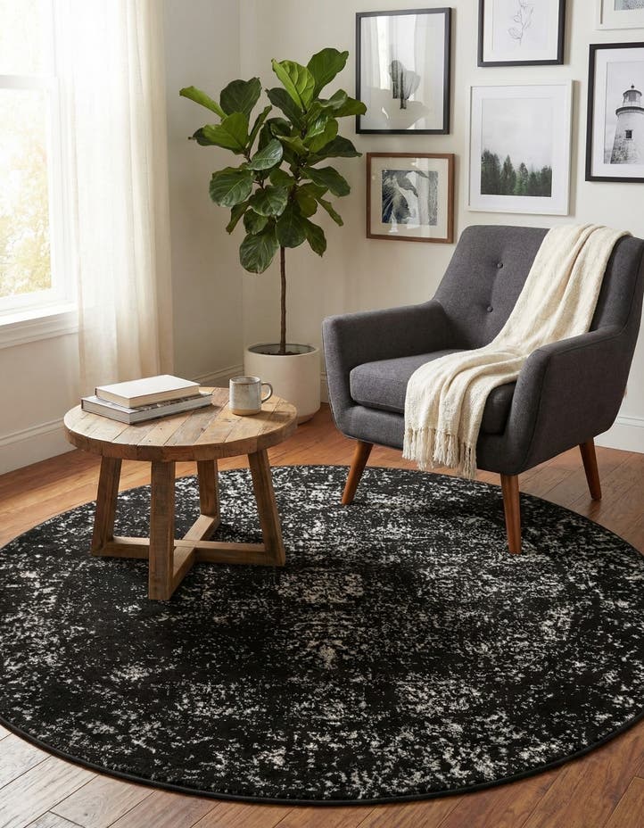 4' 1 x 4' 1 Monte Carlo Round Rug