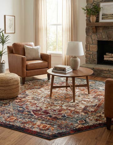 7' 10 x 7' 10 Isabella Octagon Rug
