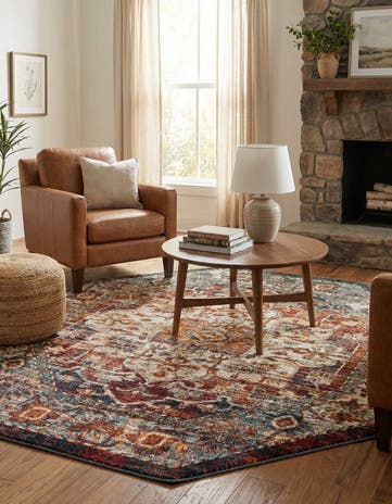 7' 10 x 7' 10 Isabella Octagon Rug