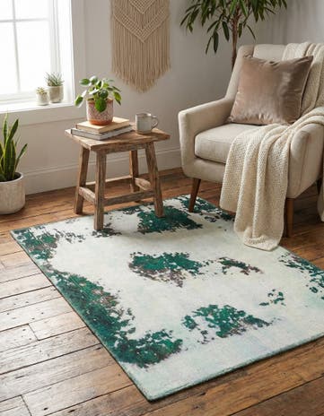 3' x 4' 3 Hand Knotted Ultra Vintage Persian Wool Rug