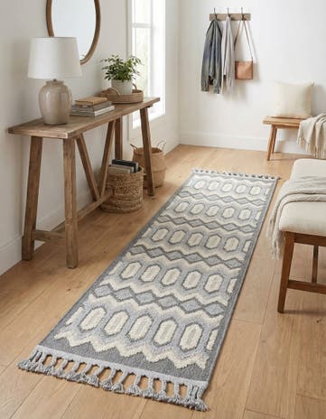 Charcoal Arlo Runner Rug