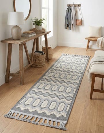 Charcoal Arlo Runner Rug
