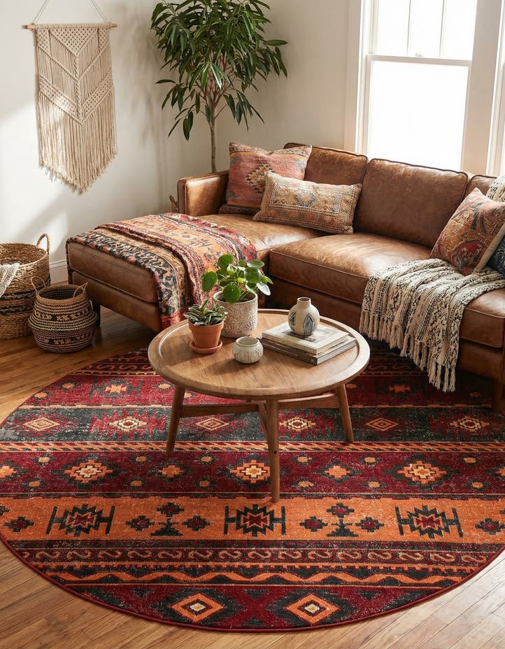 7' 10 x 7' 10 Lucerne Round Rug