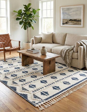 9' x 12' Hand Woven Arizona Wool Rug