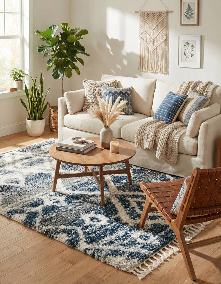 Detail image of 5' 4 x 7' 8 Lagom Shag Rug