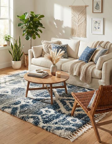 5' 4 x 7' 8 Athena Shag Rug