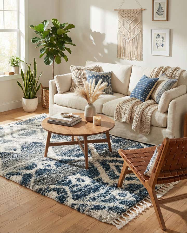 5' 4 x 7' 8 Athena Shag Rug