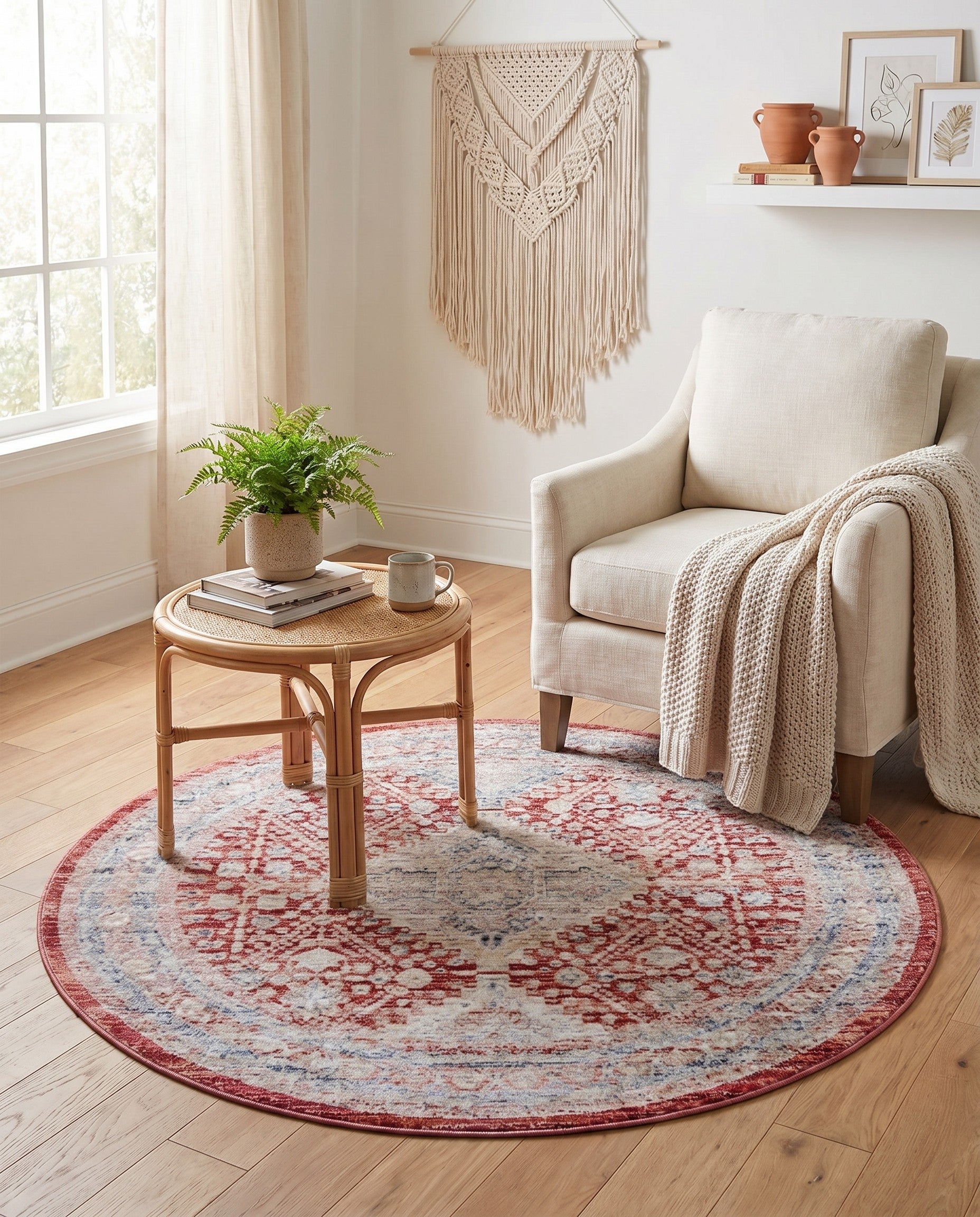 3' 10 x 3' 10 Noble Round Rug