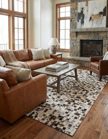 5' x 8' Cowhide Rug