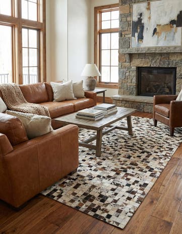 5' x 8' Cowhide Rug