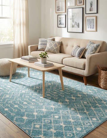 5' 3 x 8' Moroccan Trellis Rug
