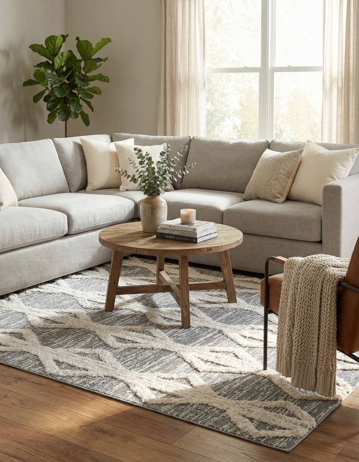 Detail image of 4' 5 x 6' Sabrina Soto Casa Palma Rug