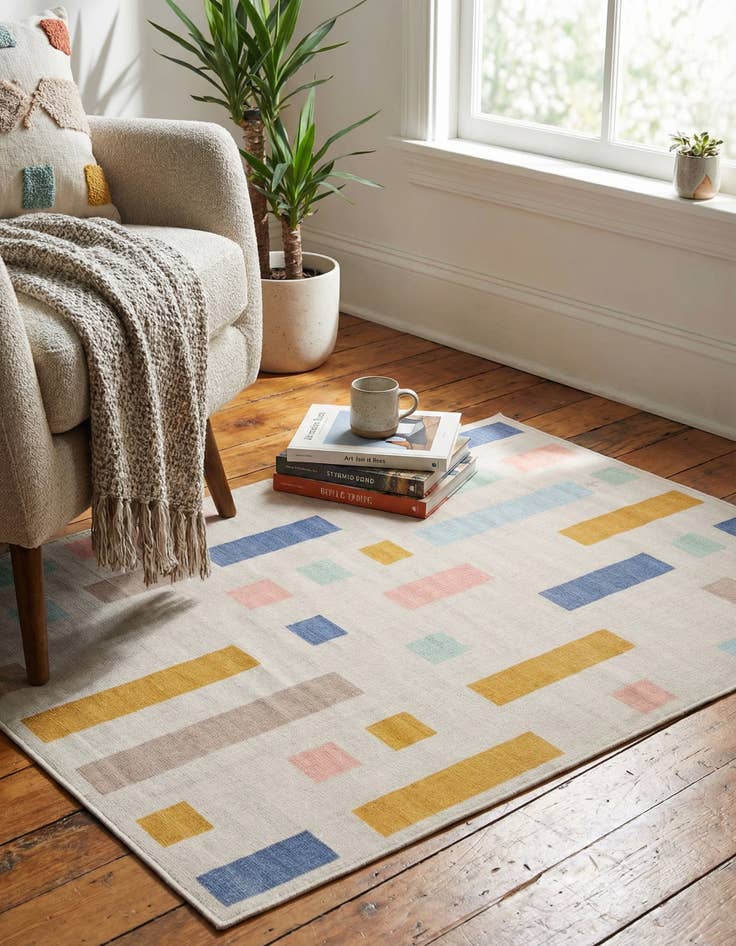 Detail image of  1' 4 x 1' 4 Lotus Sample Rug