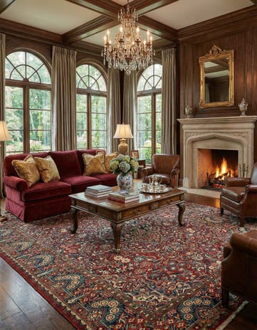 10' 3 x 14' Hand Knotted Meshkabad Persian Wool Rug