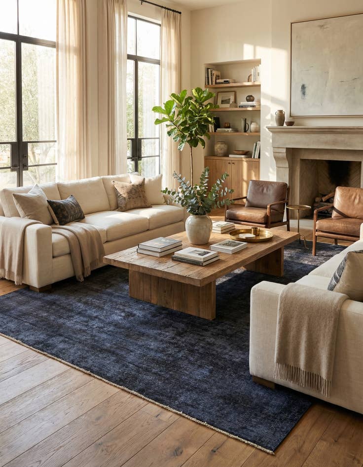 Detail image of 9' 9 x 12' 3  Hand Knotted Ultra Vintage Persian Wool Rug