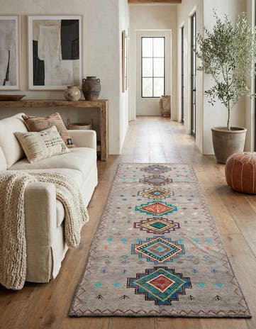 5' 2 x 15' Hand Knotted Moroccan Wool Runner Rug