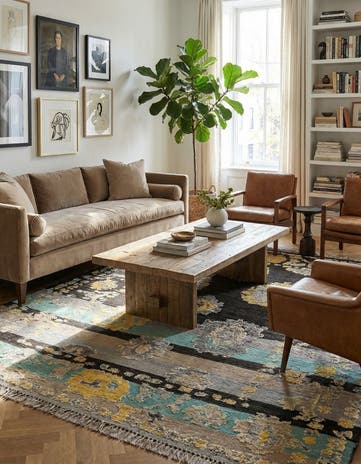 8' 2 x 10' 4 Hand Knotted Darya Wool Rug