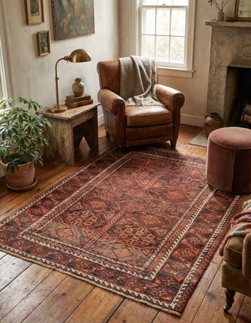 3' 7 x 4' 1 Hamedan Rug