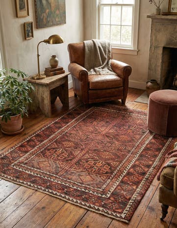 3' 7 x 4' 1 Hamedan Rug