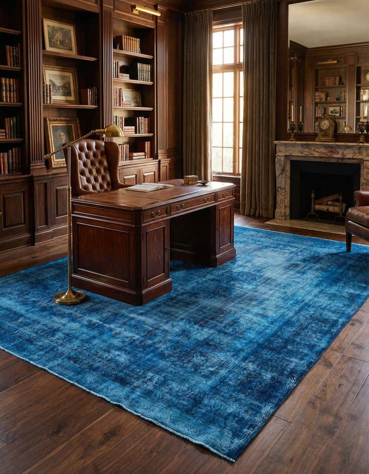 Detail image of 9' 10 x 13' 1 Vintage Royal Wool Rug