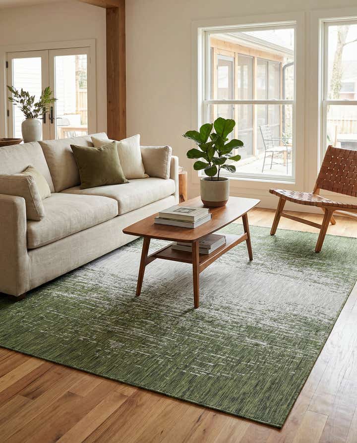 7' x 10' Easy-Clean Modern Indoor / Outdoor Rug