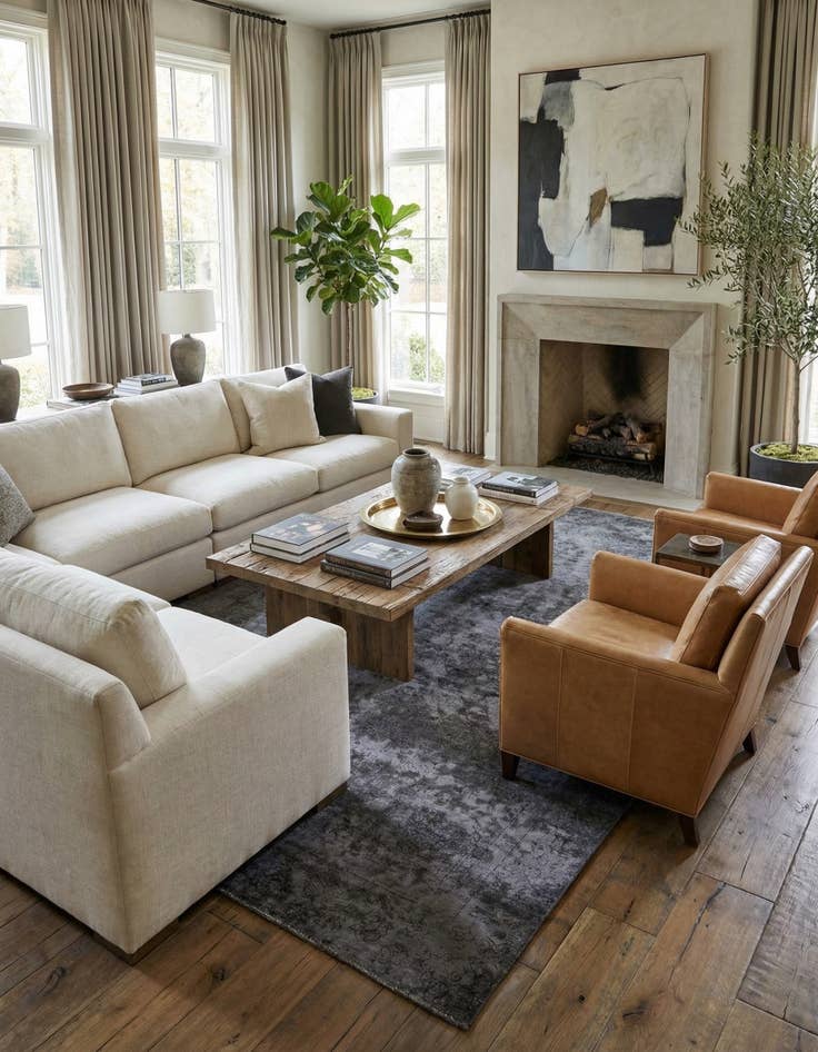 Detail image of 8' 9 x 12'  Hand Knotted Ultra Vintage Persian Wool Rug