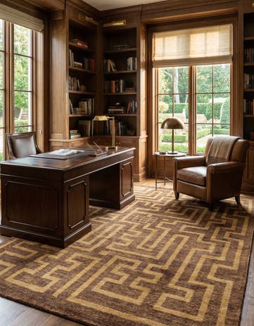 4' 7 x 6' 8 Juma Wool Rug