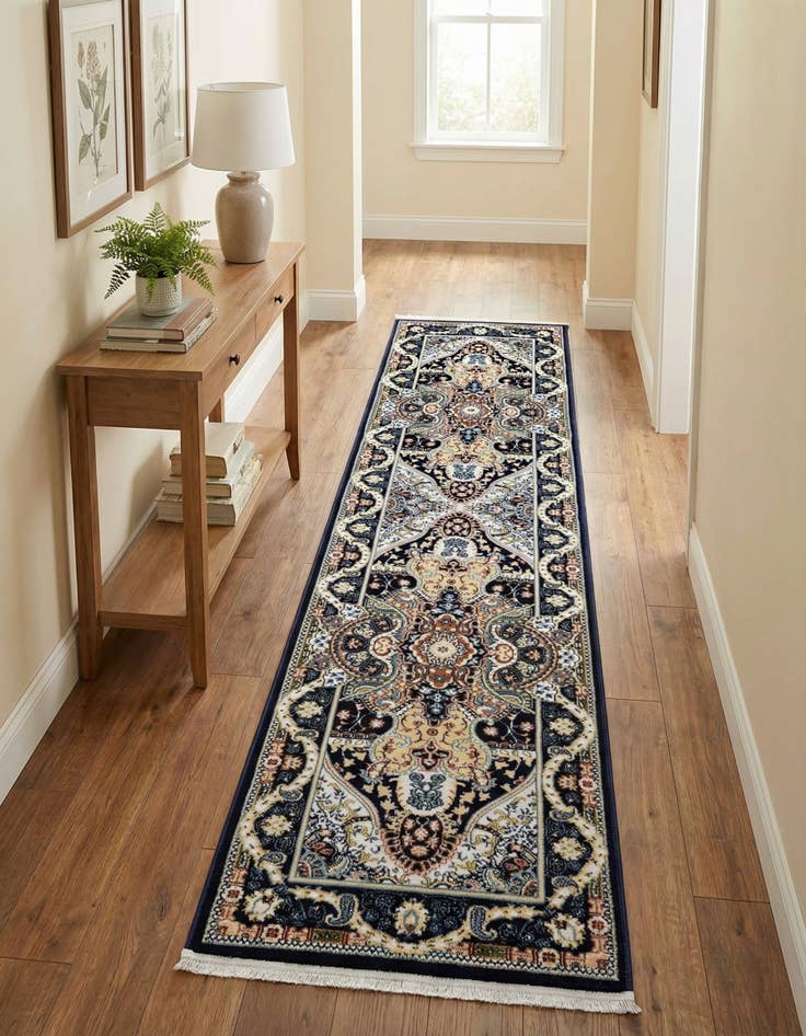 Detail image of 2' x 8' Nain Design Runner Rug