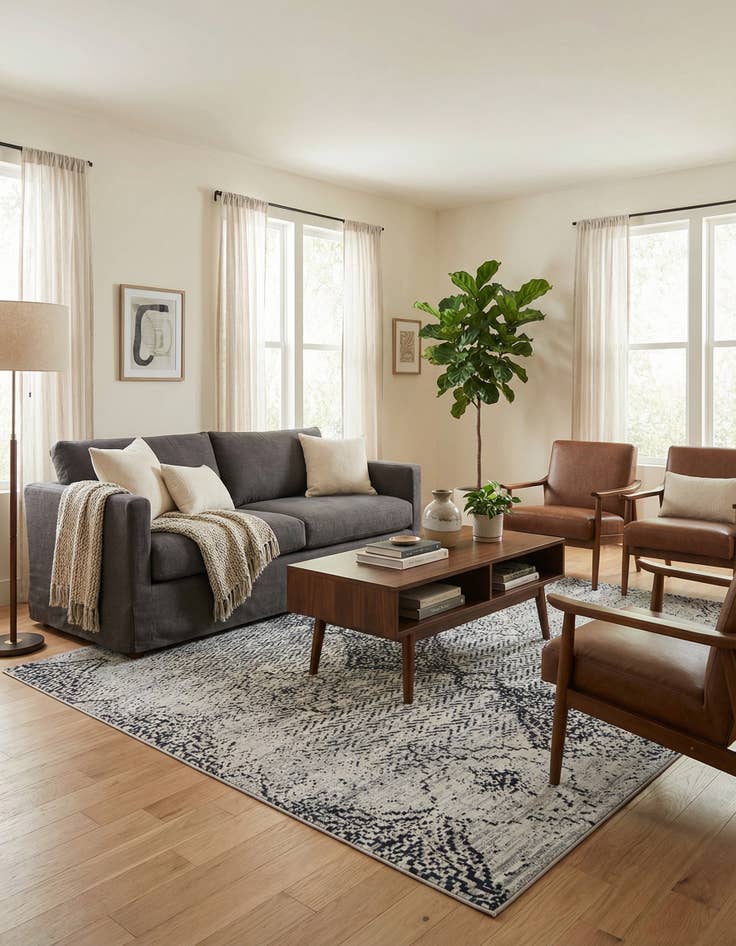 Detail image of 7' 10 x 10' Kamala Washable Rug