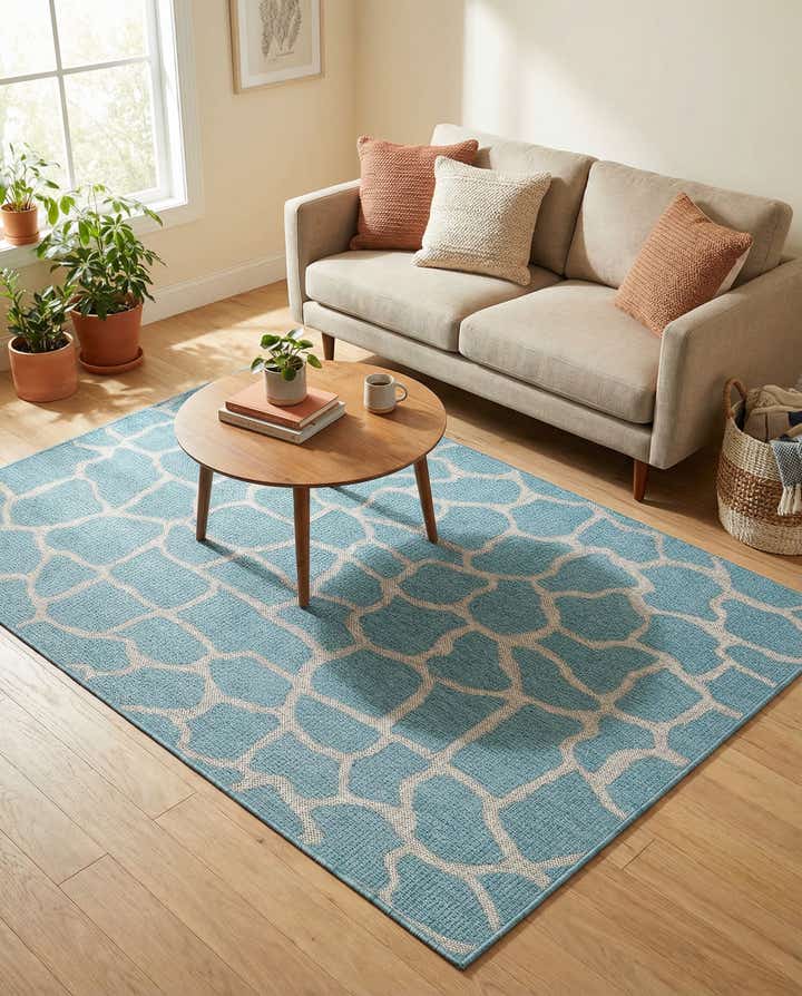 4' x 6' Easy-Clean Safari Indoor / Outdoor Rug
