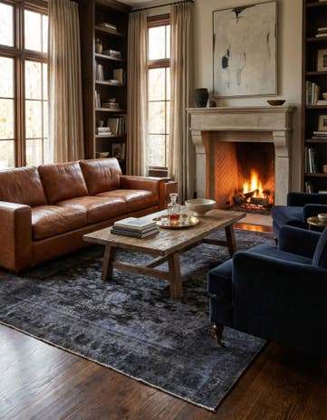 9' 5 x 11' 9 Hand Knotted Ultra Vintage Persian Wool Rug