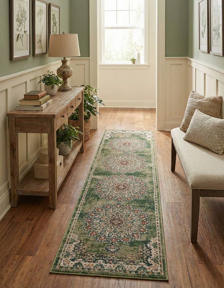 Detail image of 2' 7 x 10' Isabella Runner Rug