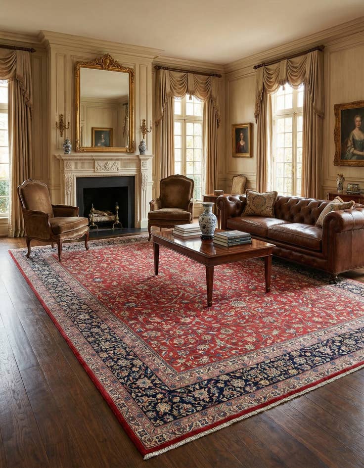 Detail image of 9' 11 x 13' 9 Kerman Rug