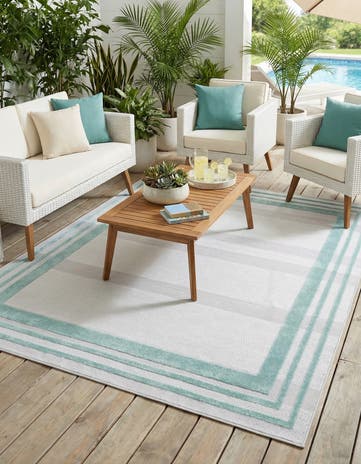 7' 10 x 10' Easy-Clean Aruba Indoor / Outdoor Rug